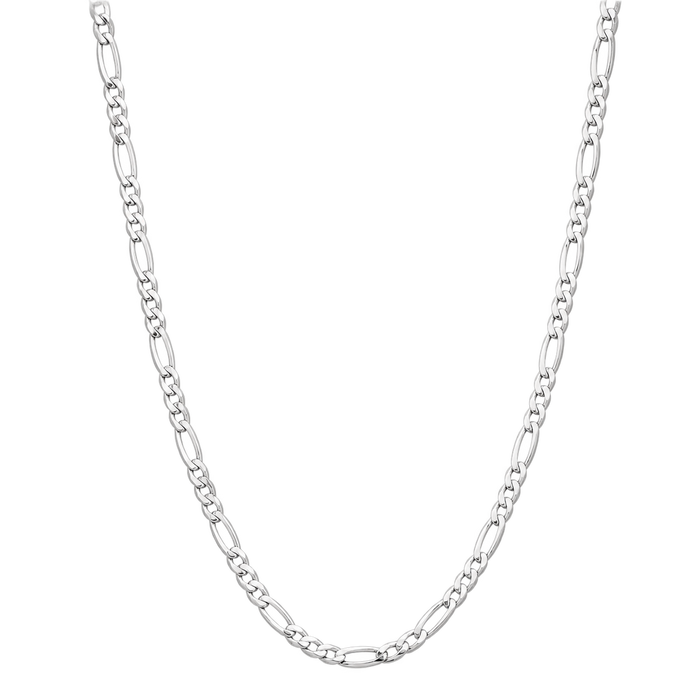 2.2MM Solid Plain Figaro Chain studio product photo