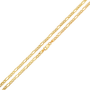 2.2MM Solid Plain Figaro Chain studio product photo