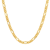 4MM Solid Plain Figaro Chain studio product photo