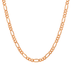 4MM Solid Plain Figaro Chain studio product photo