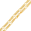4MM Solid Plain Figaro Chain studio product photo
