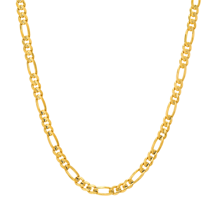 5MM Solid Plain Figaro Chain studio product photo