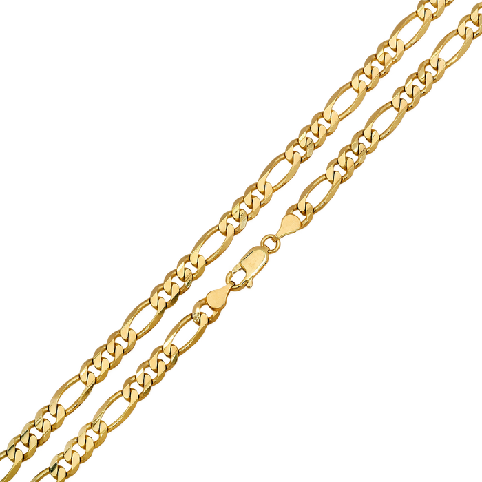 5.5MM Solid Plain Figaro Chain studio product photo