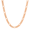 6MM Solid Plain Figaro Chain studio product photo