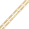 6MM Solid Plain Figaro Chain studio product photo