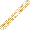 7.5MM Solid Plain Figaro Chain studio product photo