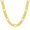 8MM Solid Plain Figaro Chain studio product photo