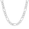 8MM Solid Plain Figaro Chain studio product photo