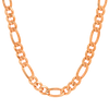 8MM Solid Plain Figaro Chain studio product photo