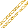8MM Solid Plain Figaro Chain studio product photo
