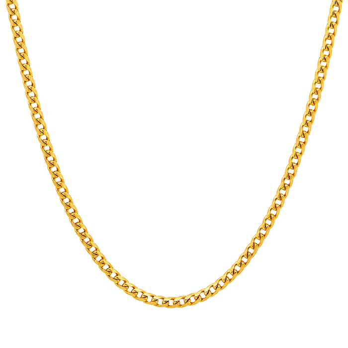 3.5MM Solid Diamond-Cut Franco Chain studio product photo