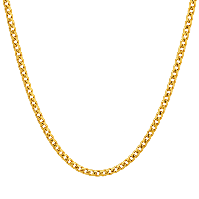 3.5MM Solid Plain Franco Chain studio product photo