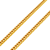 24K Yellow Gold 4.2MM Franco Chain studio product photo