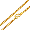 24K Yellow Gold 4.2MM Franco Chain studio product photo