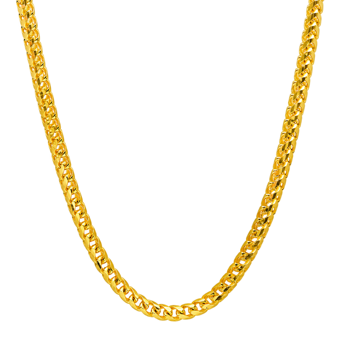 5MM Diamond Cut Franco Chain studio product photo