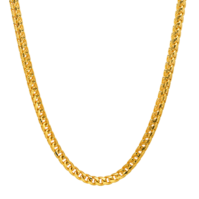 5MM Solid Plain Franco Chain studio product photo