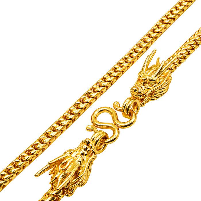 6MM Franco Chain w/ Dragon Heads studio product photo