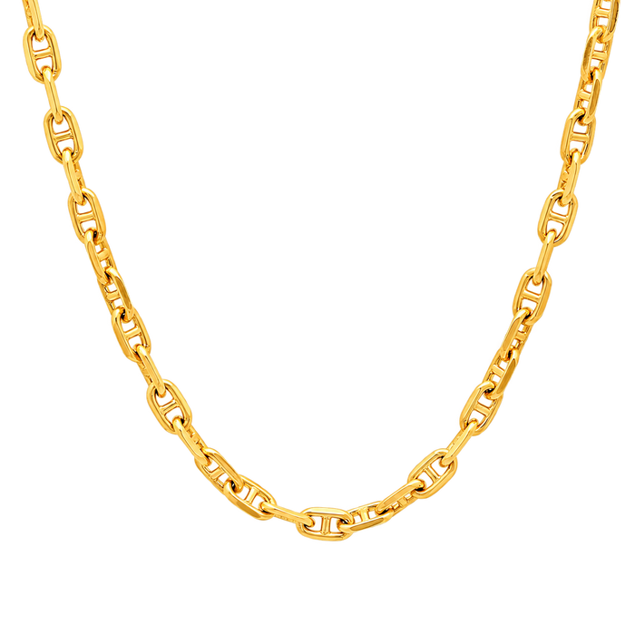 4MM Solid Alternating Mariner Chain studio product photo