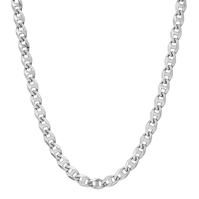 6MM Solid Diamond-Cut Mariner Chain studio product photo