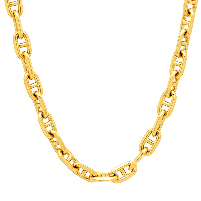 8MM Solid Alternating Mariner Chain studio product photo