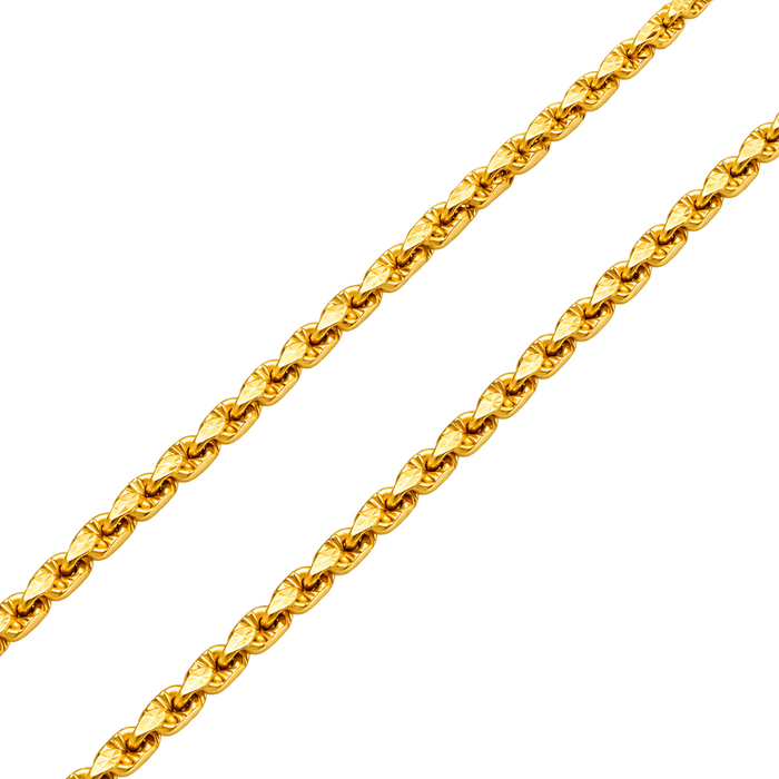 3MM Nugget Chain studio product photo