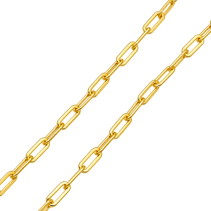 2.5MM Paper Clip Chain studio product photo