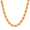 8MM Solid Diamond-Cut Rope Chain studio product photo