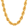 12MM Solid Diamond-Cut Rope Chain studio product photo