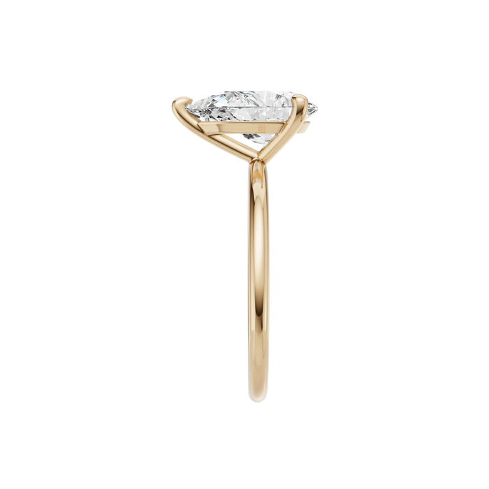 Pear Solitaire Engagement Ring