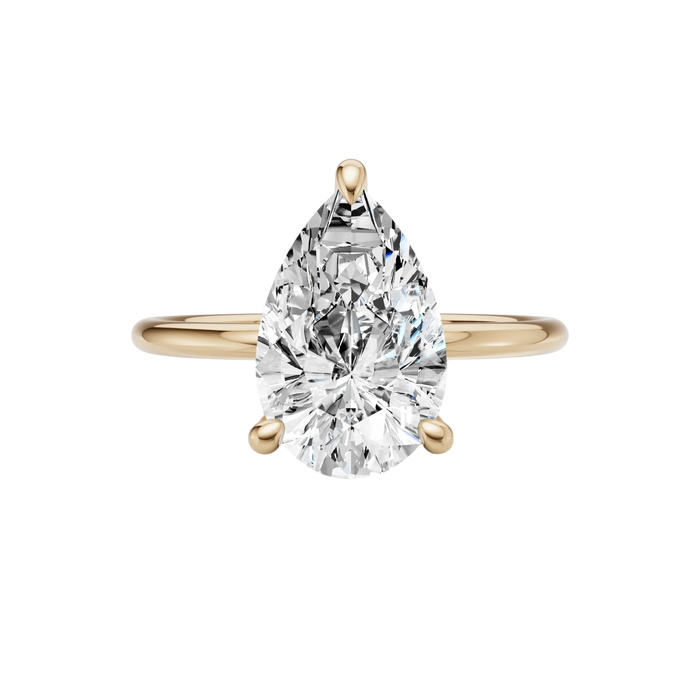 Pear Solitaire Engagement Ring
