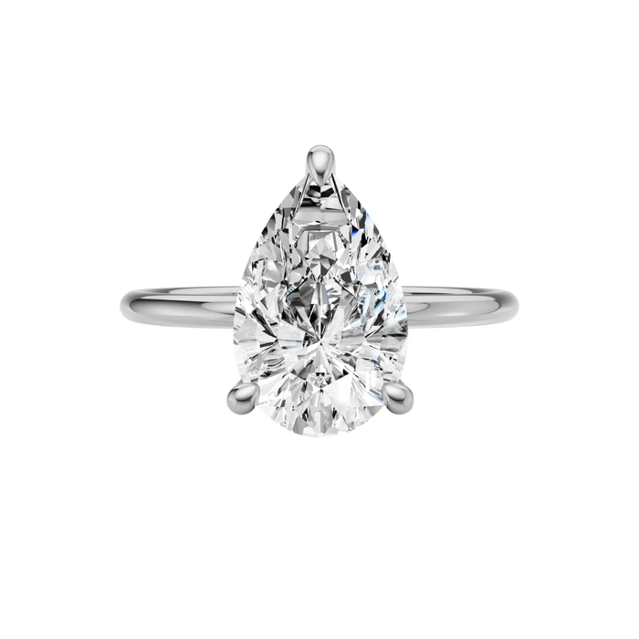 Pear Solitaire Engagement Ring