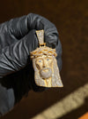 Partially Iced Diamond Jesus V2 Pendant — original photo 1