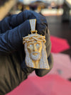 Partially Iced Diamond Jesus V2 Pendant — original photo 2