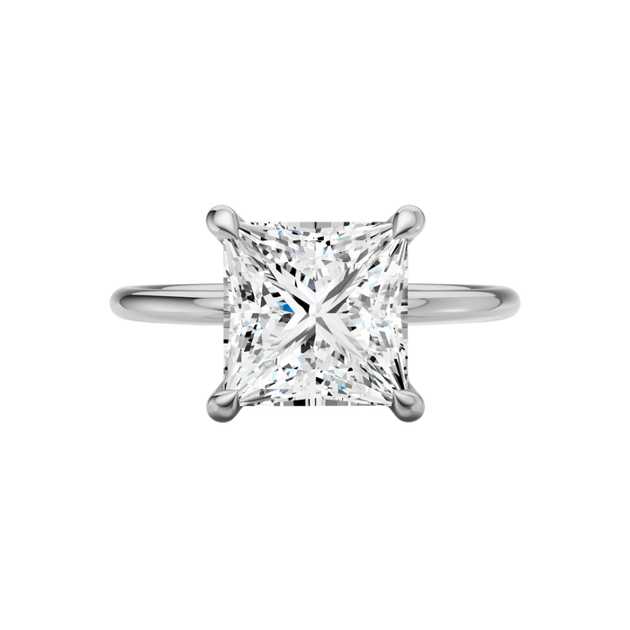 Princess Solitaire Engagement Ring