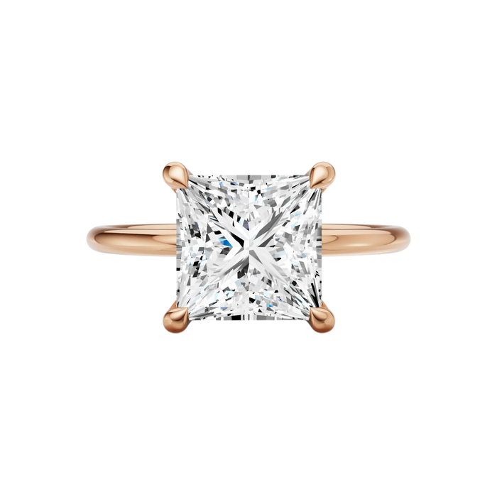 Princess Solitaire Engagement Ring