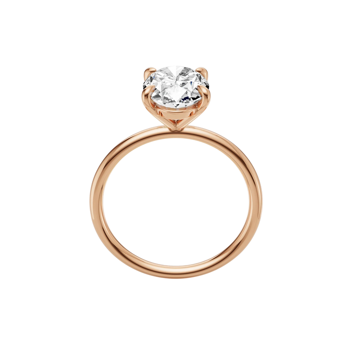 Oval Solitaire Engagement Ring