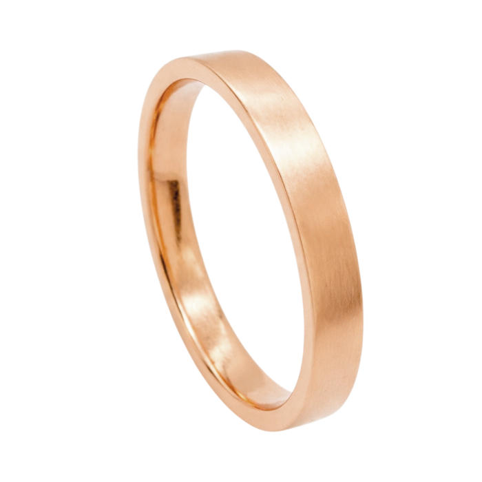 4MM Plain Flat Ring