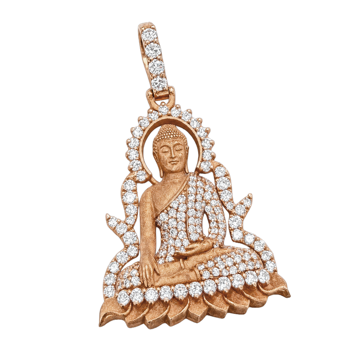 Diamond Lady Buddha Pendant