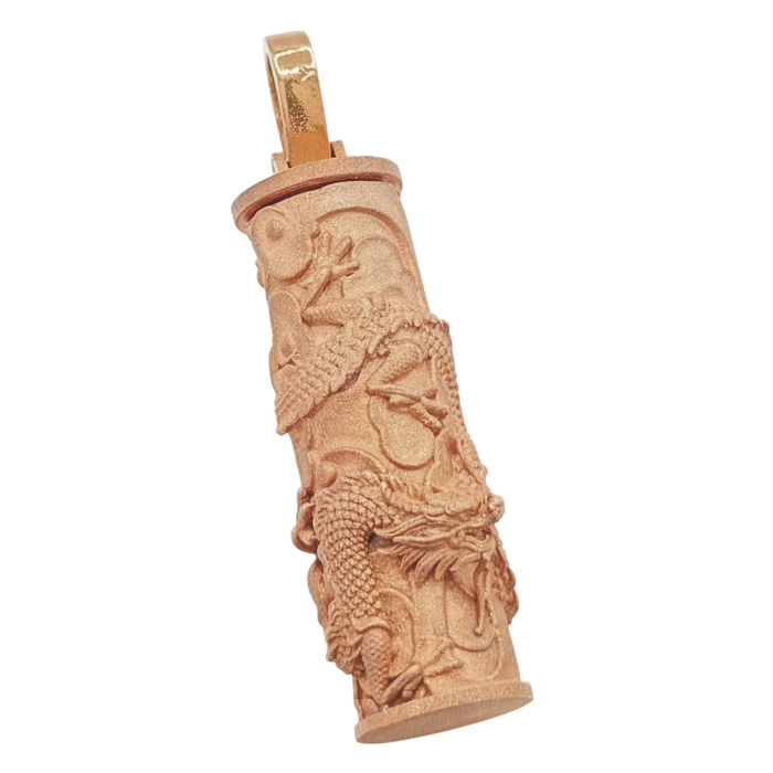 Dragon Cylinder Barrel Pendant