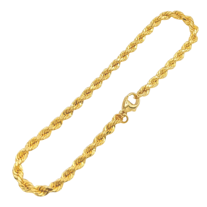 3.7MM Semi-Hollow Rope Bracelet