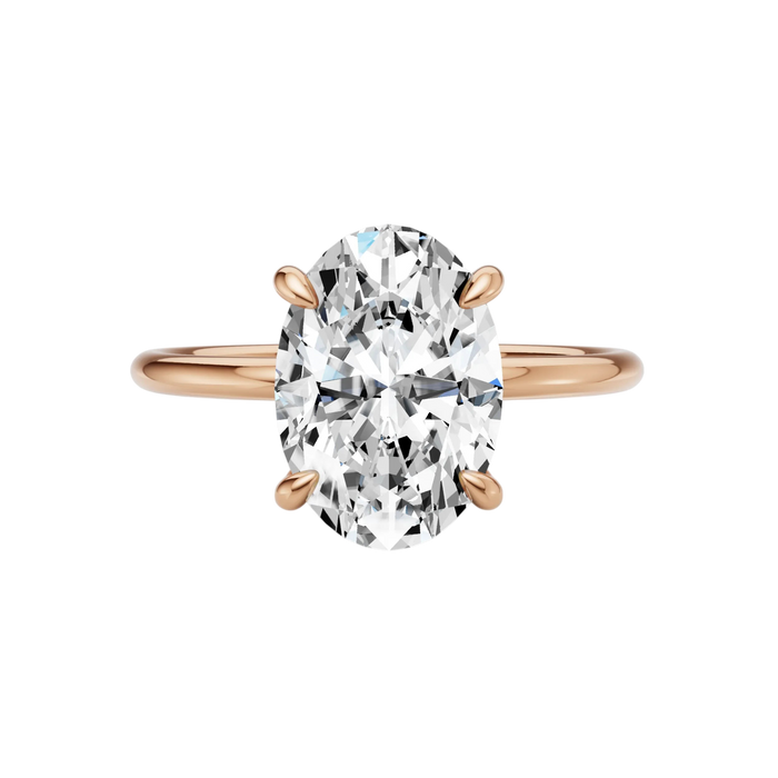 Oval Solitaire Engagement Ring