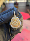 Small Happy Buddha Diamond Pendant — original photo 2