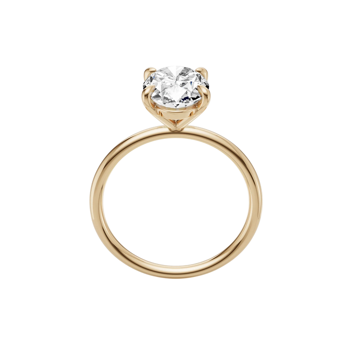 Oval Solitaire Engagement Ring