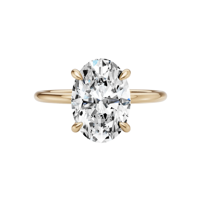 Oval Solitaire Engagement Ring