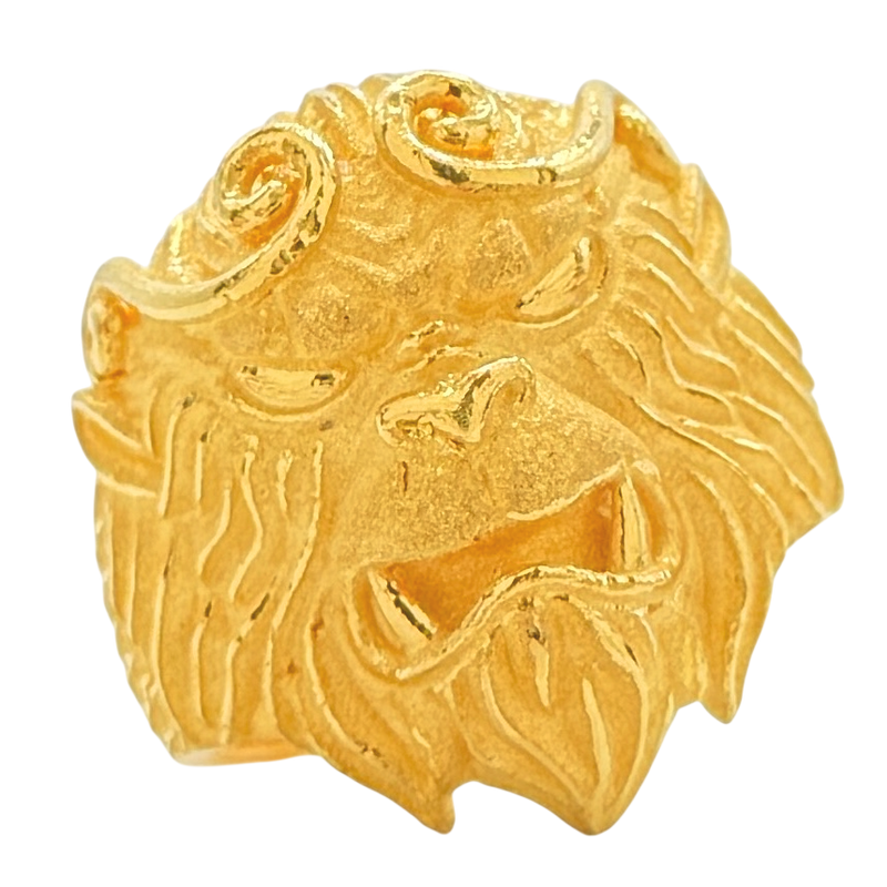 24K Yellow Gold Sun Wukong Ring