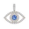 Evil Eye Diamond Pendant — isolated product view