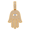 Hamsa Diamond Pendant — isolated product view