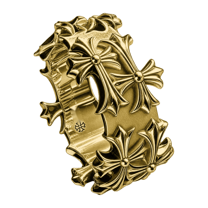 11MM Gothic Cross Full Wrap Ring — generated studio view