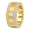 Brushed Center Diamond Ring — generated studio view