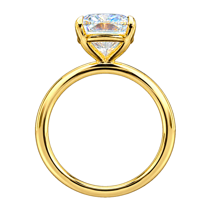 Classic Basket Solitaire Engagement Ring — generated studio view
